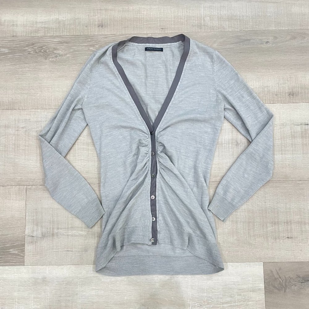 Gray Button Down Cardigan - image 1